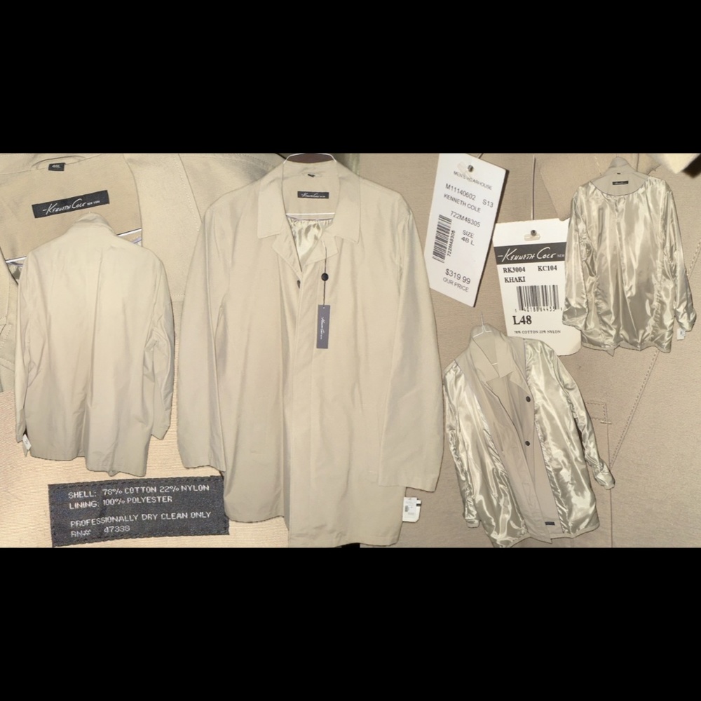 NEW Kenneth Cole Men’s Jacket - Size 48 L